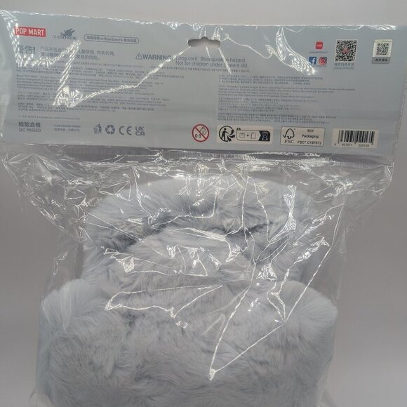 Labubu Classic Series Plush Flower Shoulder Cross Body Bag - Blue - Picture 3 of 3